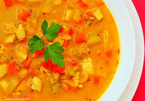 zupa curry z kurczakiem alergeny